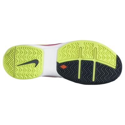 Nike Womens Zoom Vapor 9.5 Tour Tennis Shoes - Pink/Volt - main image