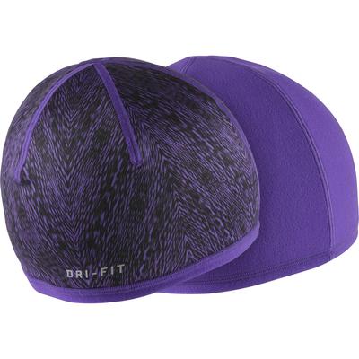 Nike Womens Run Cold-Weather Reversible Beanie - Grape/Silver - main image