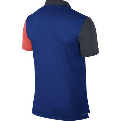Nike Mens Advantage Polo - Game Royal/Hyper Punch - main image