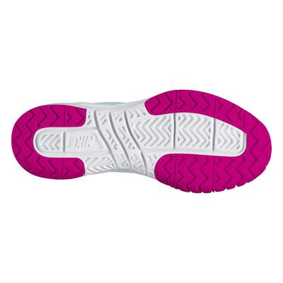Nike Girls Vapor Court Tennis Shoes - White/Vivid Pink - main image