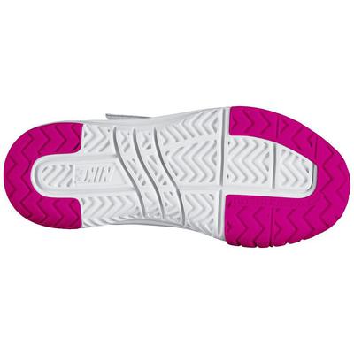 Nike Little Girls Vapor Court Tennis Shoes - White/Vivid Pink - main image