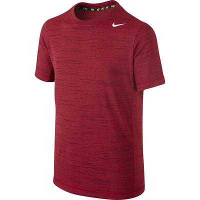 Nike Boys Dri-FIT Cool Training Shirt - Gym Red/Black - main image