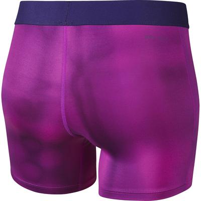 Nike Girls Pro 7.5cm Allover Print Shorts - Fuchsia Flash/Court Purple - main image