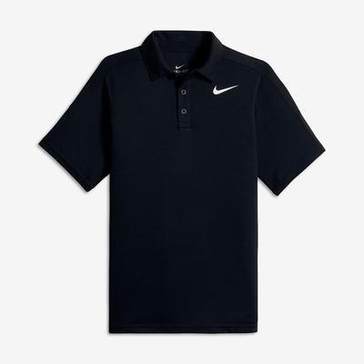 Nike Boys Team Tennis Polo - Black