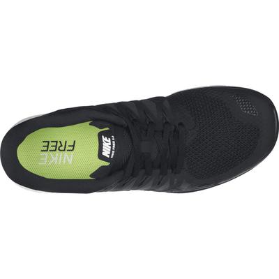 Nike Mens Free 5.0+ Running Shoes - Black/White - main image