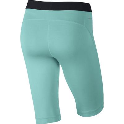 Nike Womens Pro 11" Core Compression Shorts - Light Aqua/Black - main image