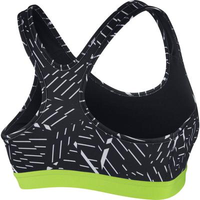 Nike Pro Classic Bra - Black/White/Volt - main image