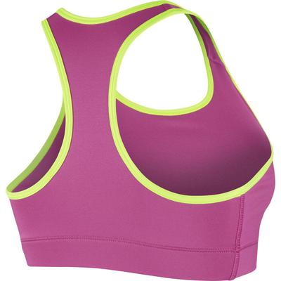 Nike Victory Compression Logo Bra - Hot Pink/Volt - main image