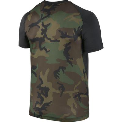 Nike Mens Vapor Dri-FIT Short Sleeve Shirt - Black/Camo - main image