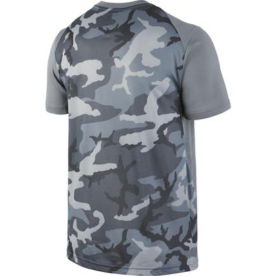 Nike Mens Vapor Dri-FIT Short Sleeve Shirt - Cool Grey/Camo - main image