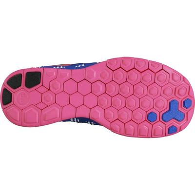 Nike Girls Free 5.0+ Running Shoes - Hyper Cobalt/Pink - main image