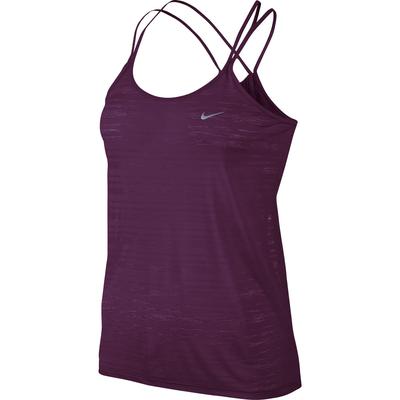 Nike Womens Dri-FIT Cool Strappy Tank Top - Mulberry - main image