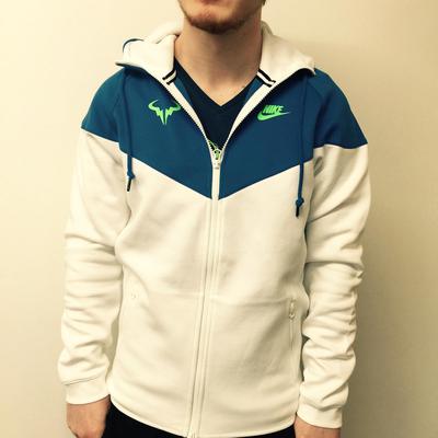 Nike Mens Premier Rafa Jacket - White/Soar/Green Strike - main image