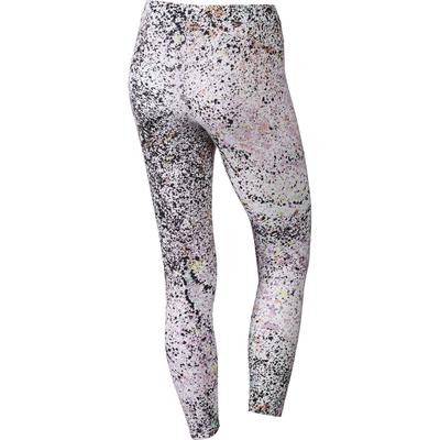 Nike Womens Club Printed Cropped Leggings - Fuchsia Glow/Black - main image