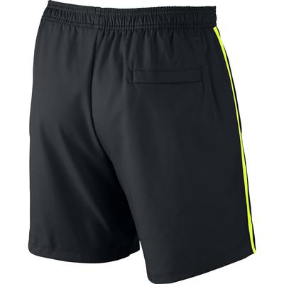 Nike Mens Court 7 Inch Tennis Shorts - Black/Volt - main image