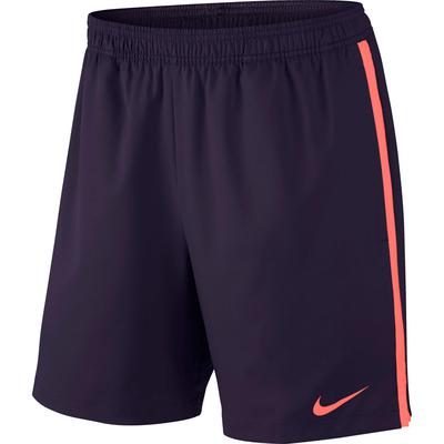Nike Mens Court 7" Tennis Shorts - Purple/Bright Mango - main image
