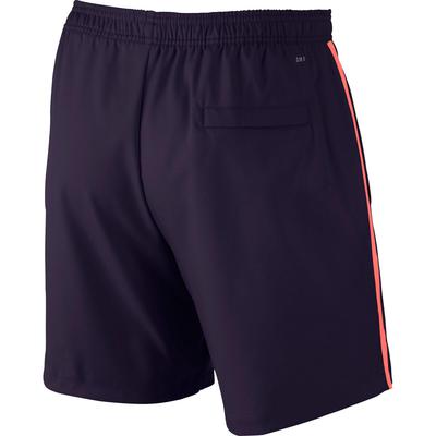 Nike Mens Court 7" Tennis Shorts - Purple/Bright Mango - main image