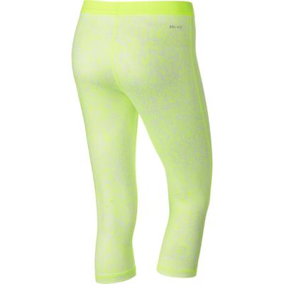 Nike Womens Slam 3/4 Tennis Capri - Volt/Cyber - main image