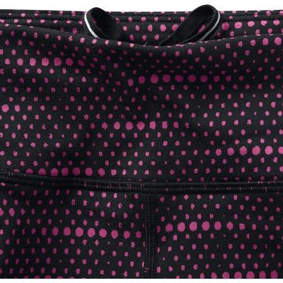 Nike Womens Dri-FIT Epic Run Printed Tights - Black/Hot Pink - main image