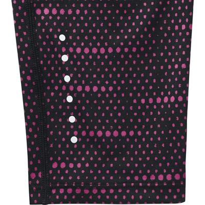 Nike Womens Dri-FIT Epic Run Printed Tights - Black/Hot Pink - main image