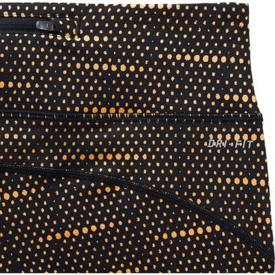 Nike Womens Dri-FIT Epic Run Tights - Black/Bright Citrus/Reflective Silver - main image