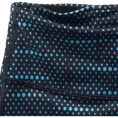 Nike Womens Dri-FIT Epic Run Tights - Black/Blue Lagoon/Reflective Silver - main image