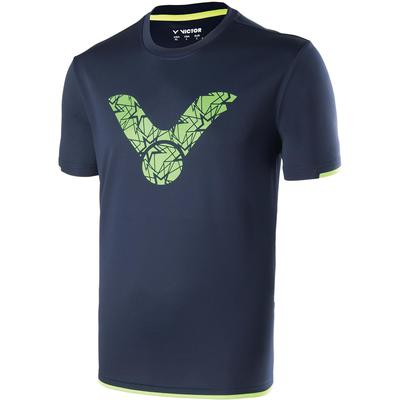 Victor Mens Logo Tee - Blue/Green