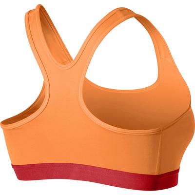 Nike Pro Classic Bra - Bright Citrus/Light Crimson - main image