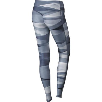 Nike Womens Legend 2.0 Ribbon Wrap Tights - Black/Blue Graphite - main image
