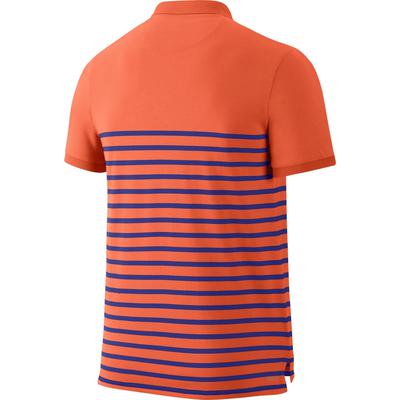 Nike Mens Advantage Dri-FIT Cool Polo - Hot Lava/Persian Violet - main image