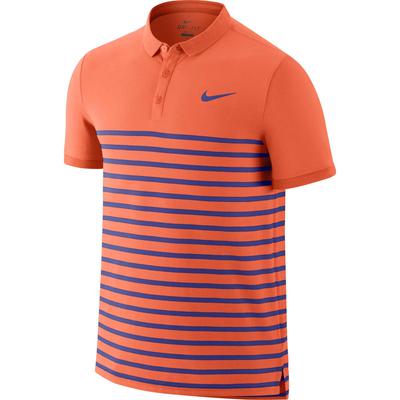 Nike Mens Advantage Dri-FIT Cool Polo - Hot Lava/Persian Violet - main image