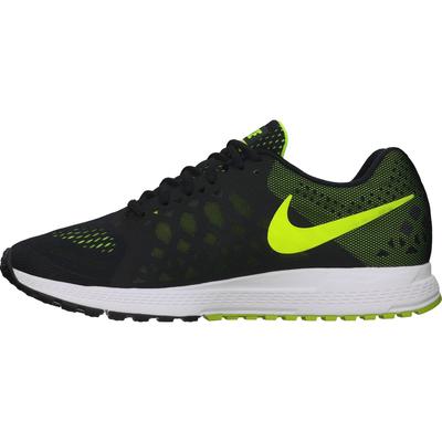 Nike Mens Air Zoom Pegasus+31 Running Shoes - Black/Volt - main image