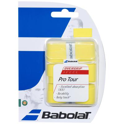 Babolat Pro Tour Overgrip (3 Pack) - Yellow