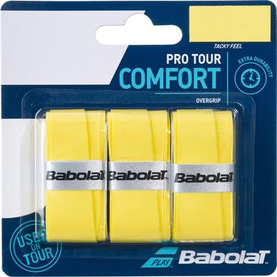 Babolat Pro Tour Overgrips (Pack of 3) - Yellow - main image