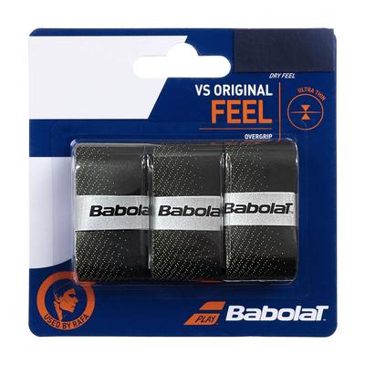 Babolat VS Original Overgrips (Pack of 3) - Black/Yellow - main image