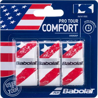 Babolat Pro Tour Overgrips (Pack of 3) - Blue/Red