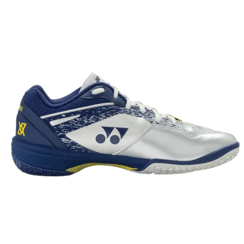 Yonex Mens Power Cushion 65 Z VA Badminton Shoes - Silver/Navy - main image