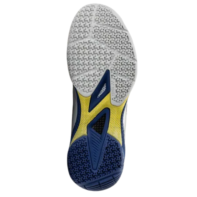 Yonex Mens Power Cushion 65 Z VA Wide Badminton Shoes - Silver/Navy - main image