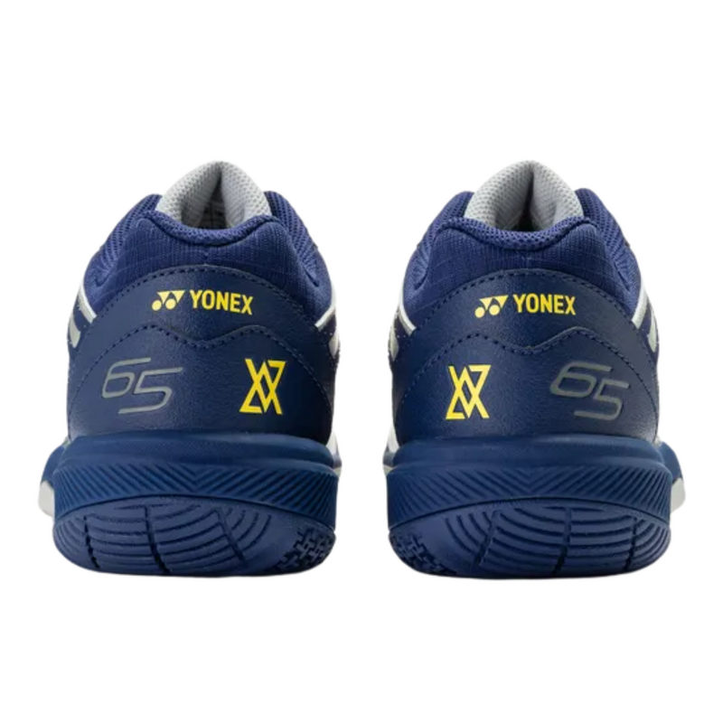Yonex Mens Power Cushion 65 Z VA Badminton Shoes - Silver/Navy - main image