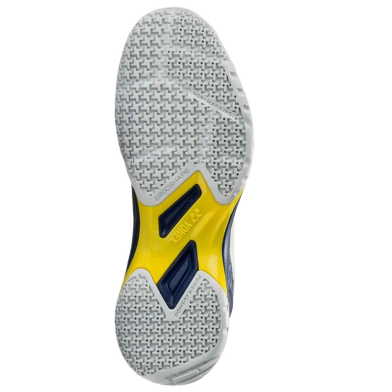 Yonex Unisex Power Cushion 65X4 VA Badminton Shoes - Silver/Navy - main image