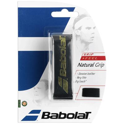 Babolat Natural Leather Replacement Grip - Black - main image