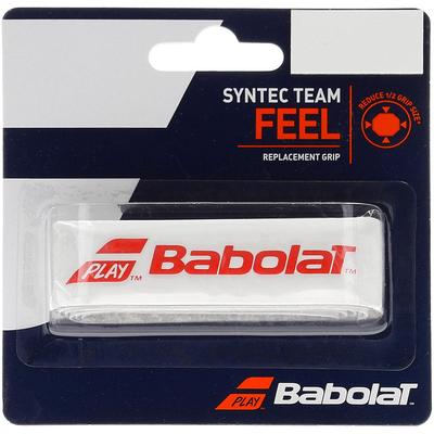 Babolat Syntec Team Replacement Grip - White/Red - main image
