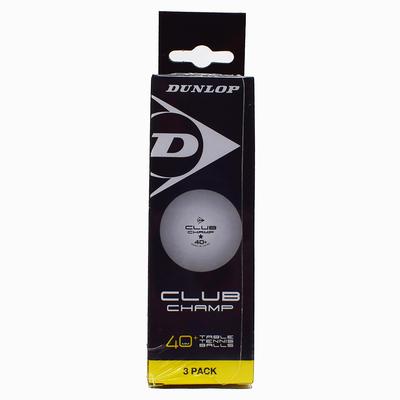 Dunlop Club Championship Table Tennis Ball - Pack of 3 - main image