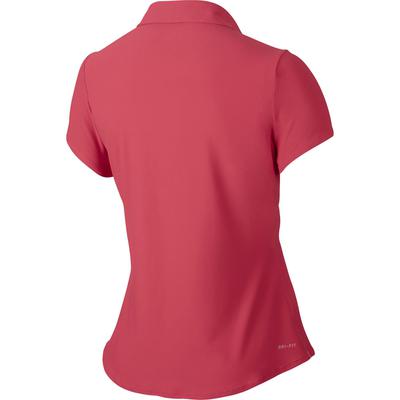 Nike Womens Advantage Tennis Polo - Ember Glow - main image
