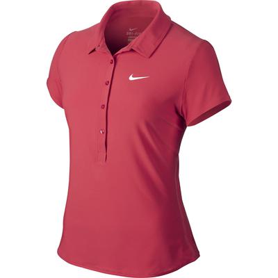 Nike Womens Advantage Tennis Polo - Ember Glow - main image