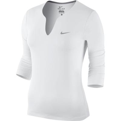 Nike Womens Pure Long-Sleeve Top - White - main image