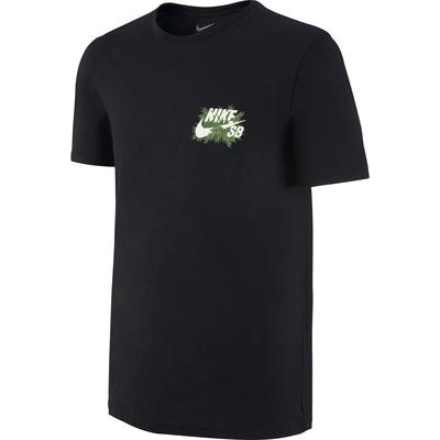 Nike Mens SB Dri-FIT Raccoon Fern T-Shirt - Black/Sail - main image