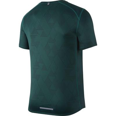 Nike Mens Dri-FIT Miler Optical Run Shirt - Radiant Emerald - main image