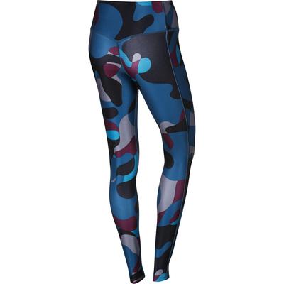 Nike Womens Legend 2.0 Mega Liquid Tights - Teal/White - Tennisnuts.com