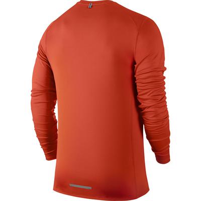 Nike Mens Dri-FIT Miler Long Sleeve Top - Team Orange - main image